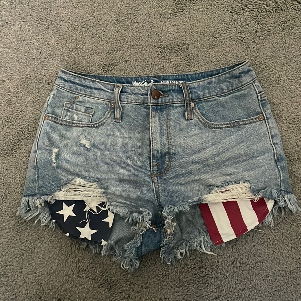 Massimo High Rise American Flag pockets size 2/26